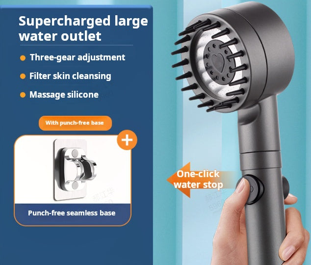 Multi-functional High Pressure Shower Head Set