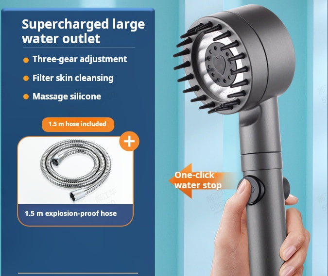 Multi-functional High Pressure Shower Head Set