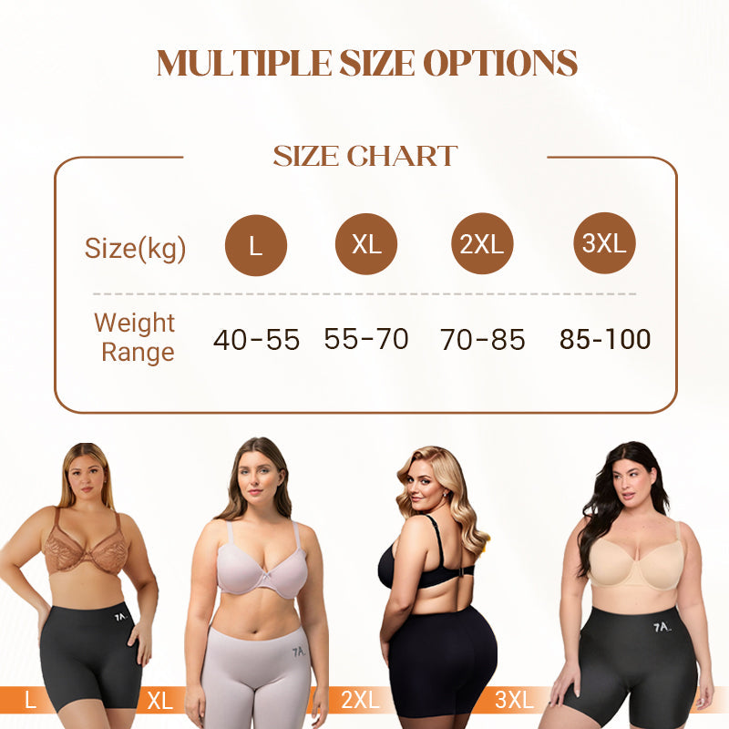 Women's High-Waisted Ice Silk Tummy Control and Butt Lift Underwear