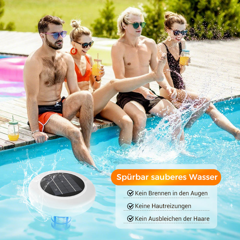 Crystal Clear Pool – No Chemicals, Powered by the Sun! 🌞 SOLAR POOL IONIZER FOR CRYSTAL CLEAR WATER