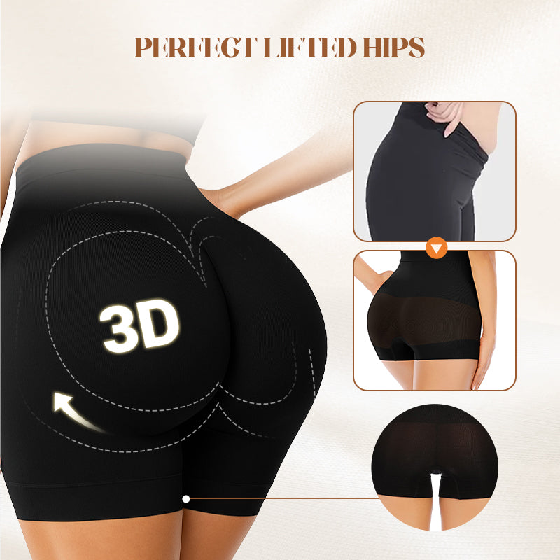 Women's High-Waisted Ice Silk Tummy Control and Butt Lift Underwear