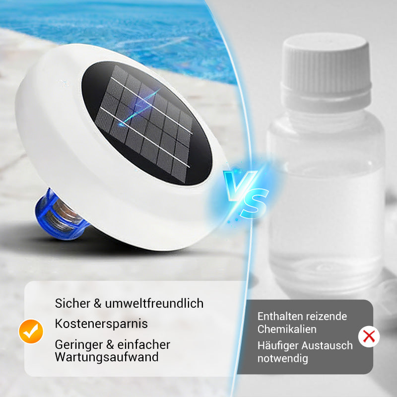 Crystal Clear Pool – No Chemicals, Powered by the Sun! 🌞 SOLAR POOL IONIZER FOR CRYSTAL CLEAR WATER