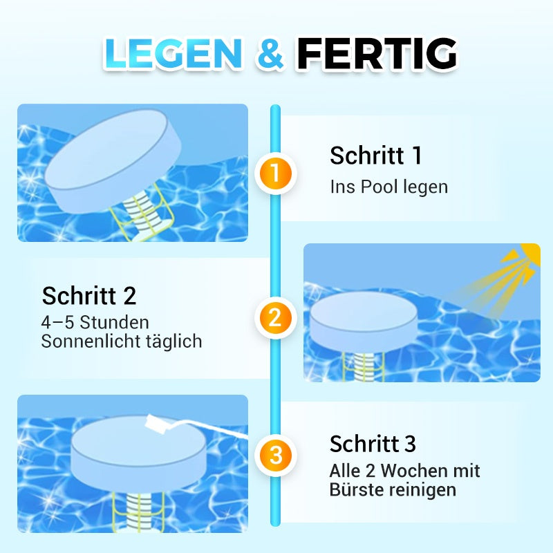 Crystal Clear Pool – No Chemicals, Powered by the Sun! 🌞 SOLAR POOL IONIZER FOR CRYSTAL CLEAR WATER