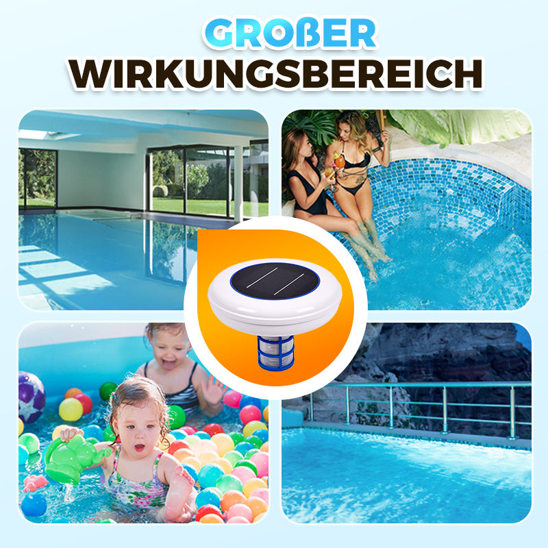 Crystal Clear Pool – No Chemicals, Powered by the Sun! 🌞 SOLAR POOL IONIZER FOR CRYSTAL CLEAR WATER