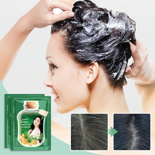【Christmas Gift】 10PCS Plant Bubble Hair Dye Shampoo(50% OFF)