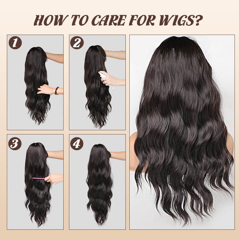 🎁Limited-time gift🎁Wig long hair Layered bangs wigs