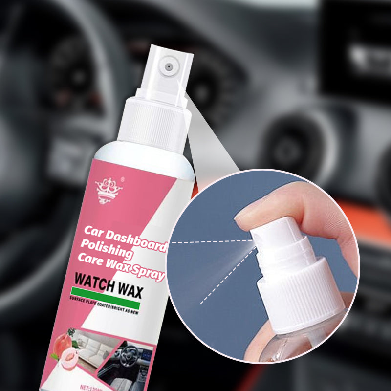 Car Dashboard Polishing Care Wax Spray