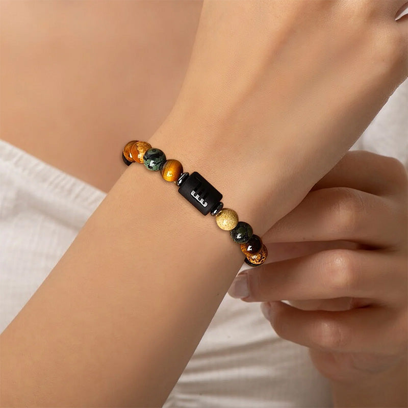 Zodiac Tiger's Eye Beads Bracelet