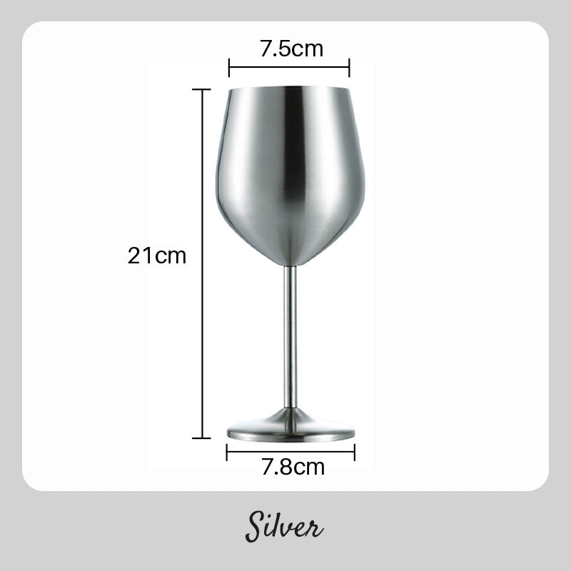 Unbreakable Durable Stainless Steel Wine Glasses🍷