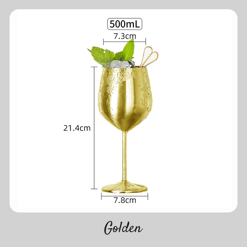 Unbreakable Durable Stainless Steel Wine Glasses🍷