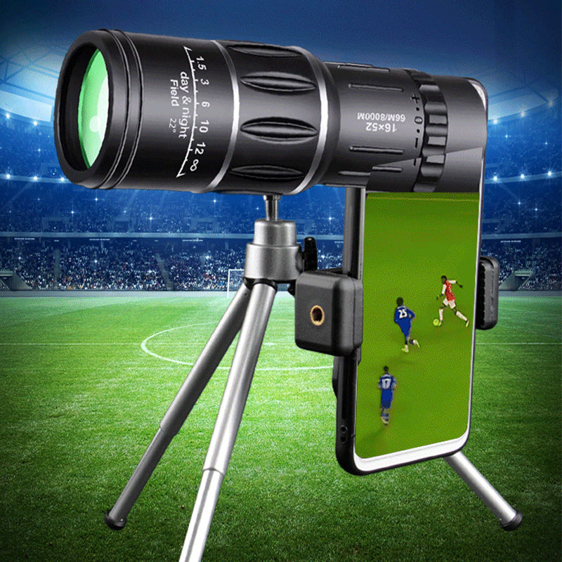 16X52 Professional High-power High-definition Low-light Night Vision Monocular Telescope