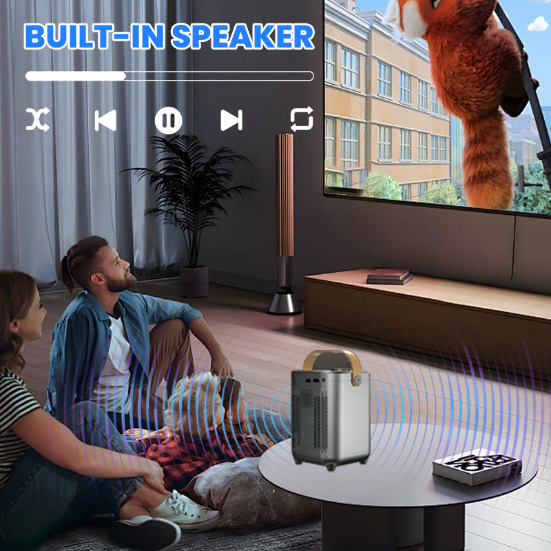 Portable Mini HD Projector Set