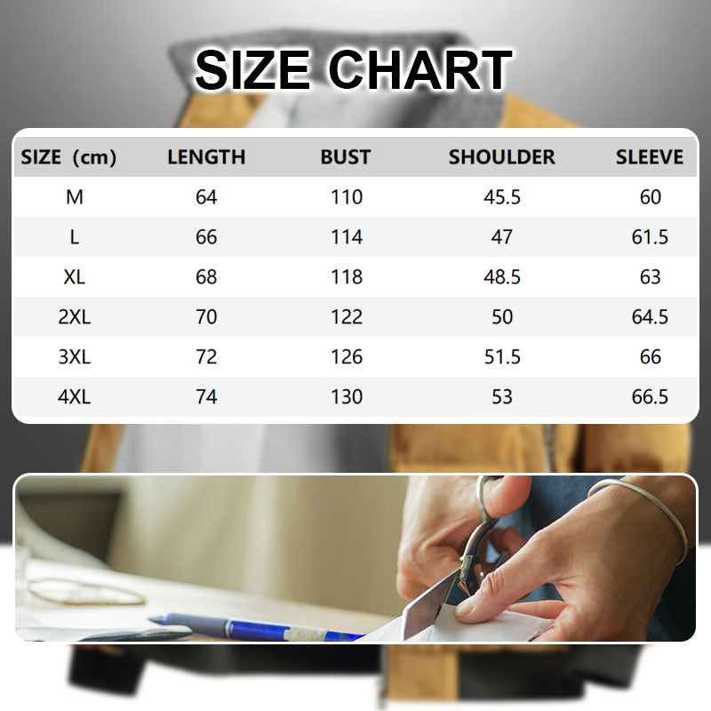 Men's Thickened Warm Vintage Lapel Jacket