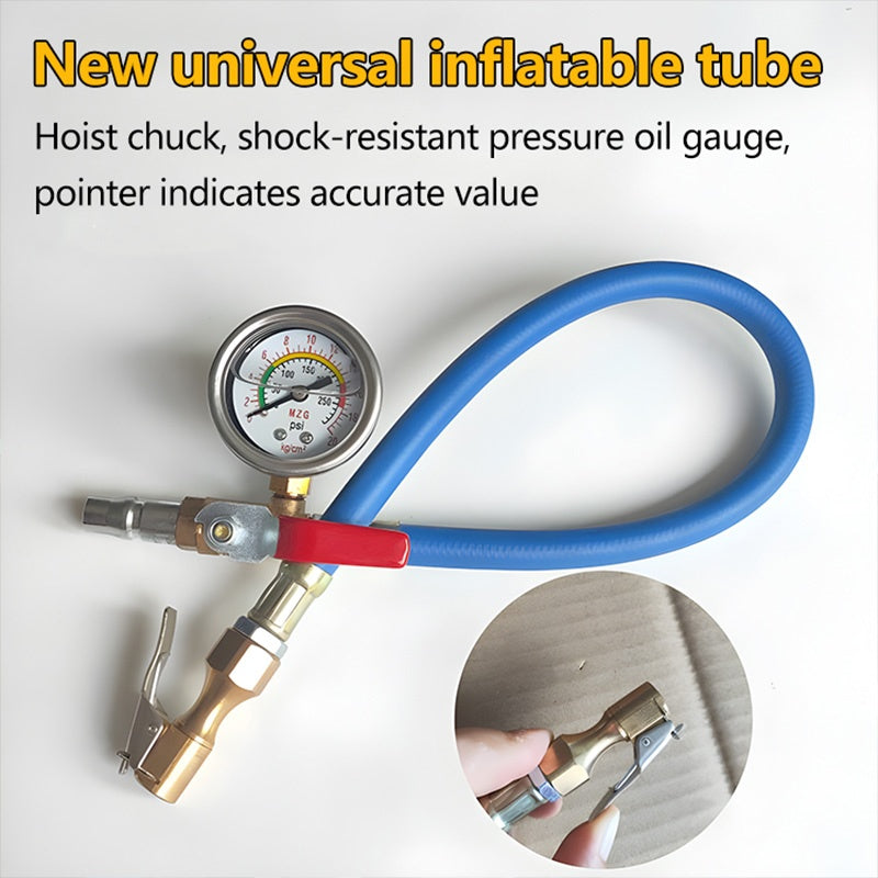 Heavy-Duty Digital Tire Pressure Gauge with Inflator