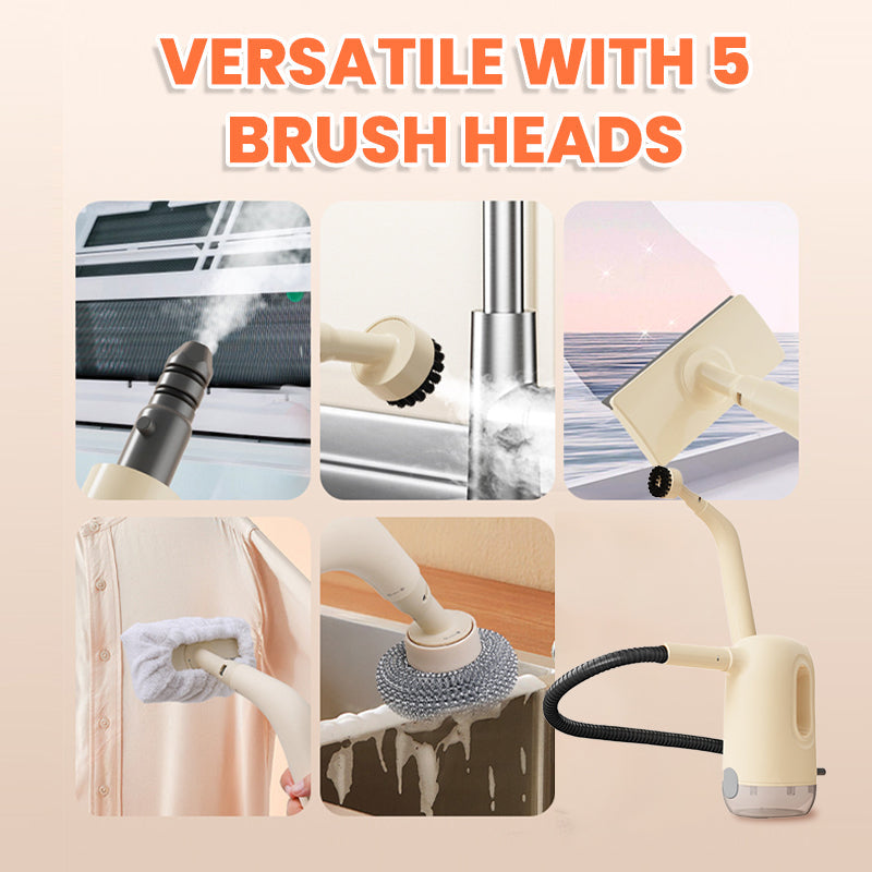 🚿 Steam cleaners for the household - 50% off! 🔥 ✔️ 3000 PSI and 120°C steam – Removes dirt and bacteria in seconds ✔️ 9 multi-functional nozzles – suitable for cars, kitchens, outdoor spaces, and more