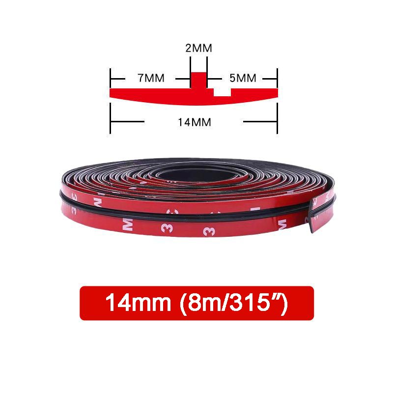 Car Universal Waterproof Soundproof Sealing Strip (8m/315”)