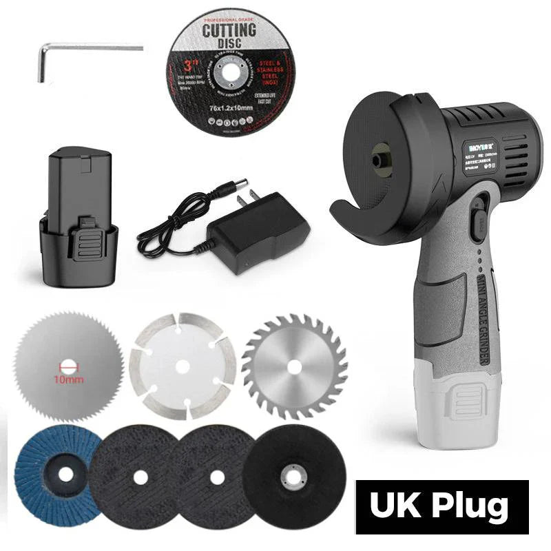 ⏳Time-limited Special🧰12V Mini Angle Grinder with Cutting Disc