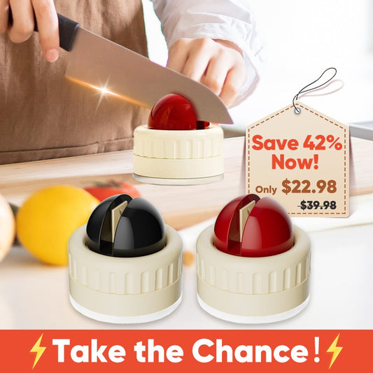 Mini Knife Sharpener with Suction Base