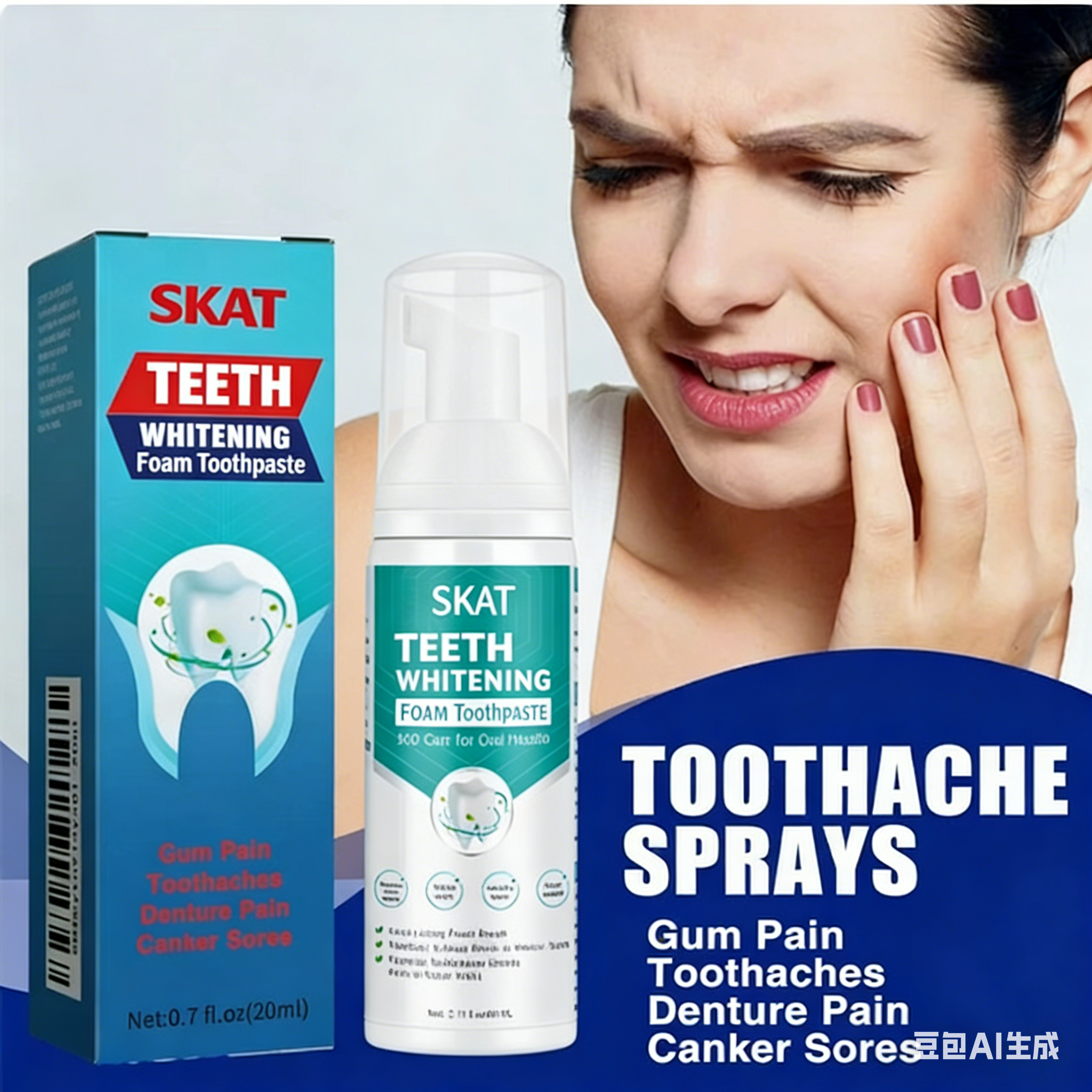 Slurring Toothpaste 360° Oral Care Spray — Gently soothe dental discomfort and protect tee ...