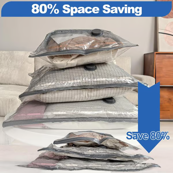 ⏳Limited-time 50% discount! ✨🔥USB Electric Vacuum Compression Bag ✨A set of 6 compression bags- Save space and travel light!