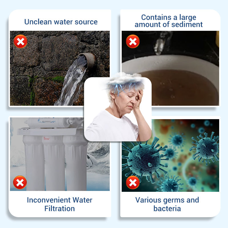 Layer Filtration Radiation Faucet Water Purifier