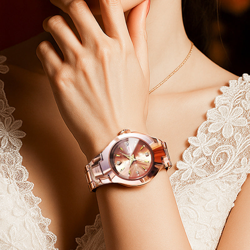 Women's Stylish Waterproof Bracelet Watch