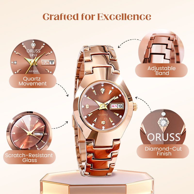 Women's Stylish Waterproof Bracelet Watch