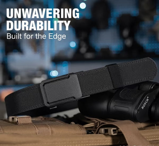 Buy 2 Free Shipping-Upgraded version thickened double-layer nylon tactical belt with automatic buckle