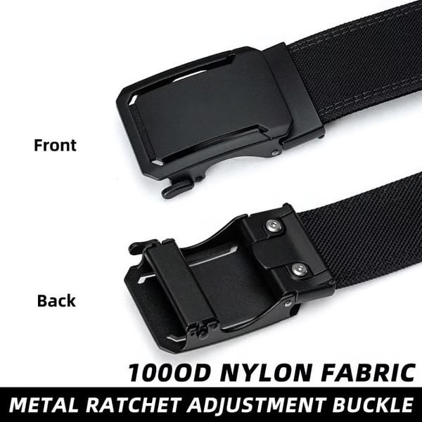 Buy 2 Free Shipping-Upgraded version thickened double-layer nylon tactical belt with automatic buckle