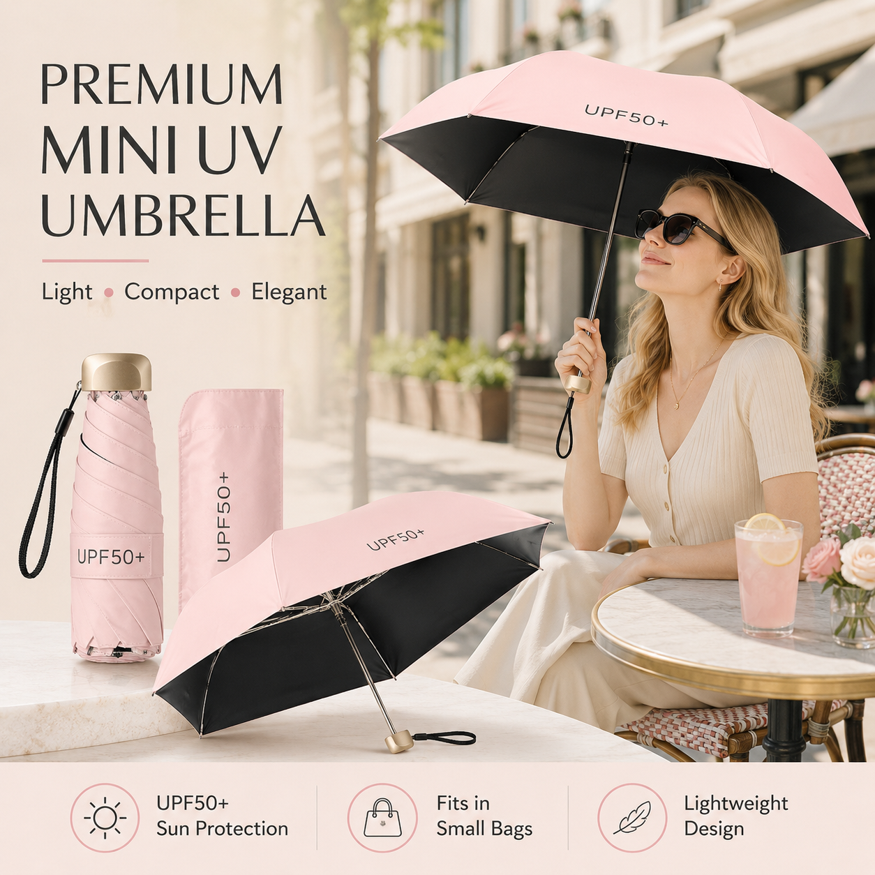 ☀️🔥Dual-Purpose Portable Umbrella🌈☂️