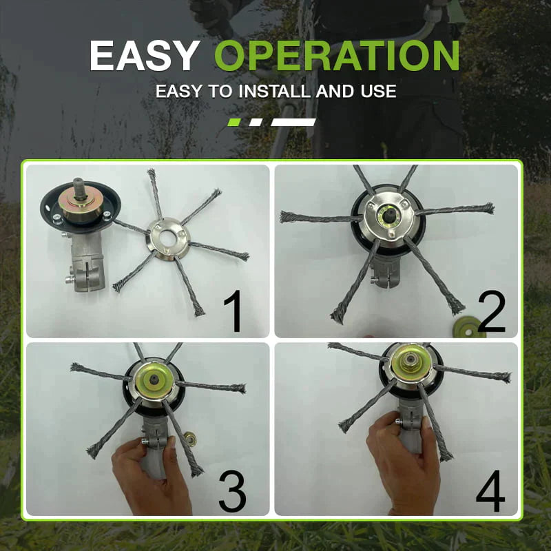 🔥Best Value 🔥  Steel Wire Grass Trimmer Head