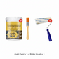Weather Resistant Water-Based Gold Paint