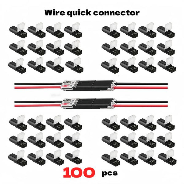 Two-wire plug connector with locking tab – wondeea