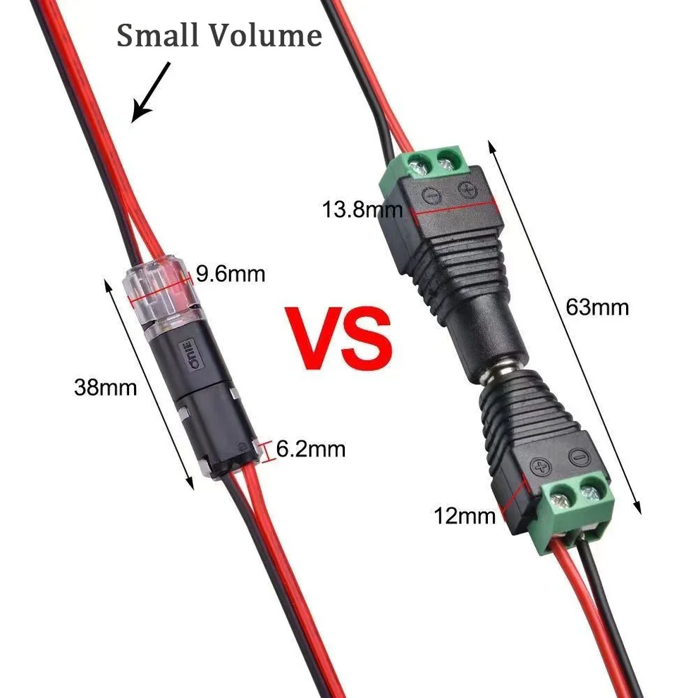Two-wire plug connector with locking tab – wondeea
