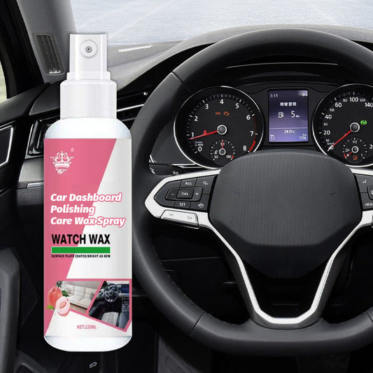 Car Dashboard Polishing Care Wax Spray