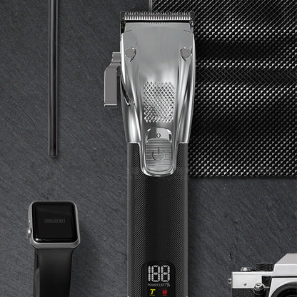 Electric Hair Clipper with LCD Display for Men