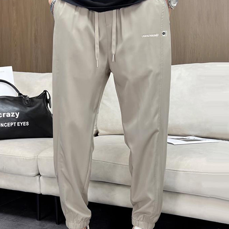 Summer Breathable Sweatpants with Drawstring