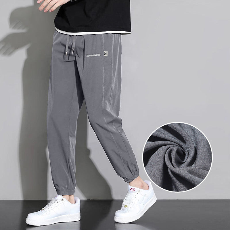 Summer Breathable Sweatpants with Drawstring