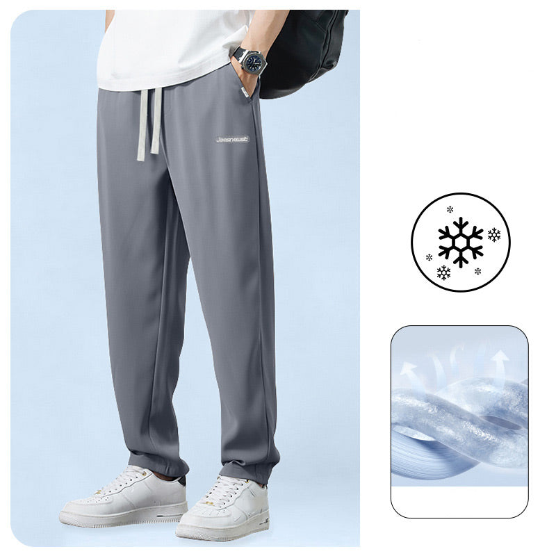 Summer Breathable Sweatpants with Drawstring