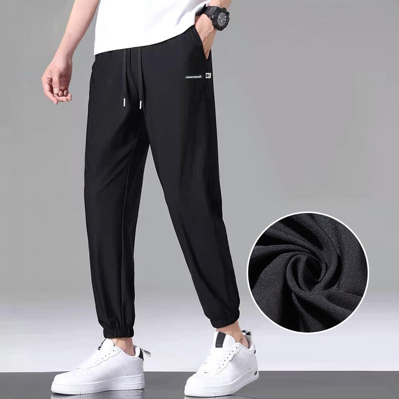 Summer Breathable Sweatpants with Drawstring