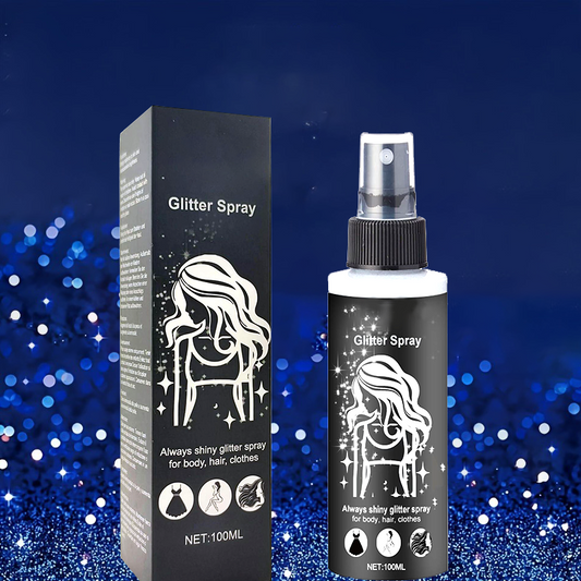 Versatile Use Body Lightening Glitter Spray