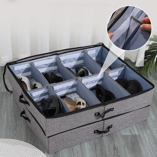 Shoe Storage Organizer with Adjustable Dividers