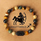 Zodiac Tiger's Eye Beads Bracelet