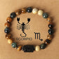 Zodiac Tiger's Eye Beads Bracelet