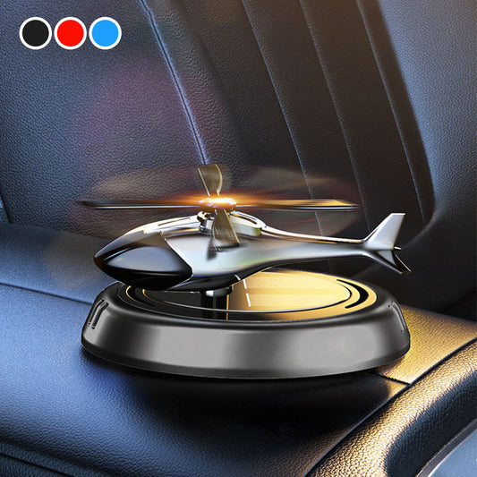 Solar Rotating Helicopter Shaped Car Fragrance Diffuser