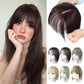 💥superior quality-Natural Hair Toppers with Bangs for Women