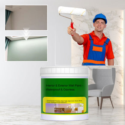 Interior & Exterior Wall Paint - Waterproof & Odorless