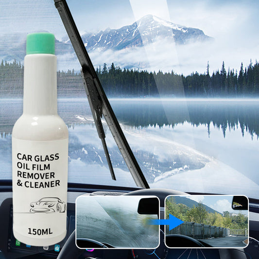 Car Glass Oil Film Remover & Cleaner