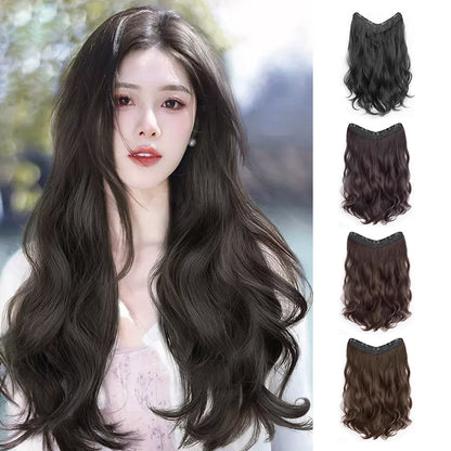 Clip in U-Shaped Hair Extension Hairpiece for Women