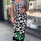 Casual Printed Short Sleeve Dress